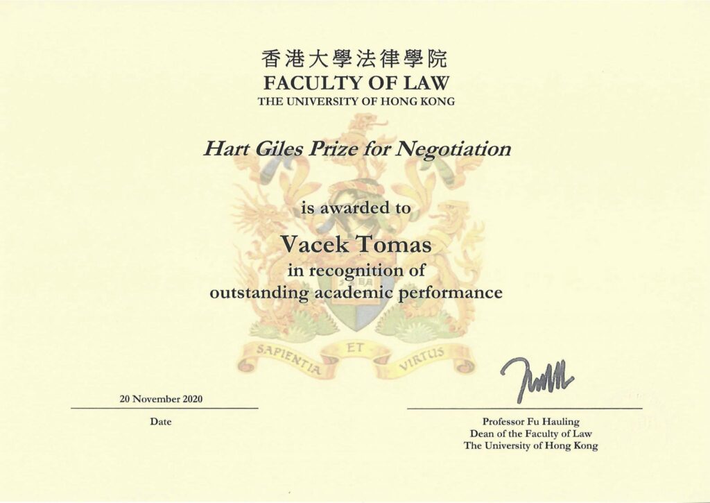 Hart Giles Prize for Negotiation